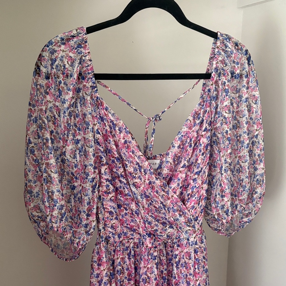 Lucy Paris Floral Dress - Pink and Blue